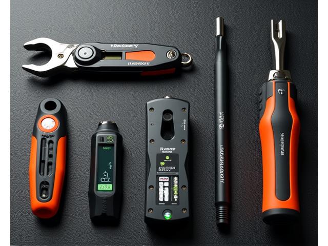 Specialized e-bike repair kit with tools for electronic diagnostics